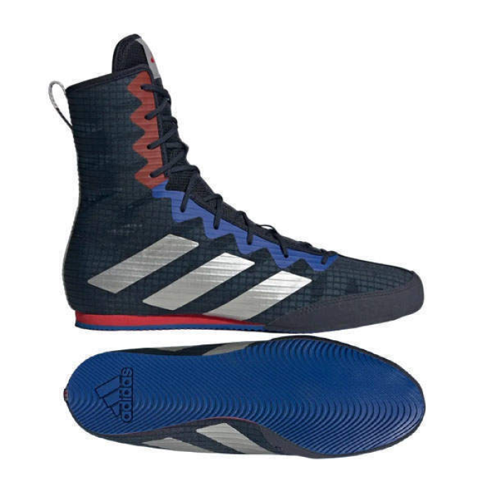 ADIDAS® BOX HOG 4 Обувки за бокс - Blue/Red/Silver