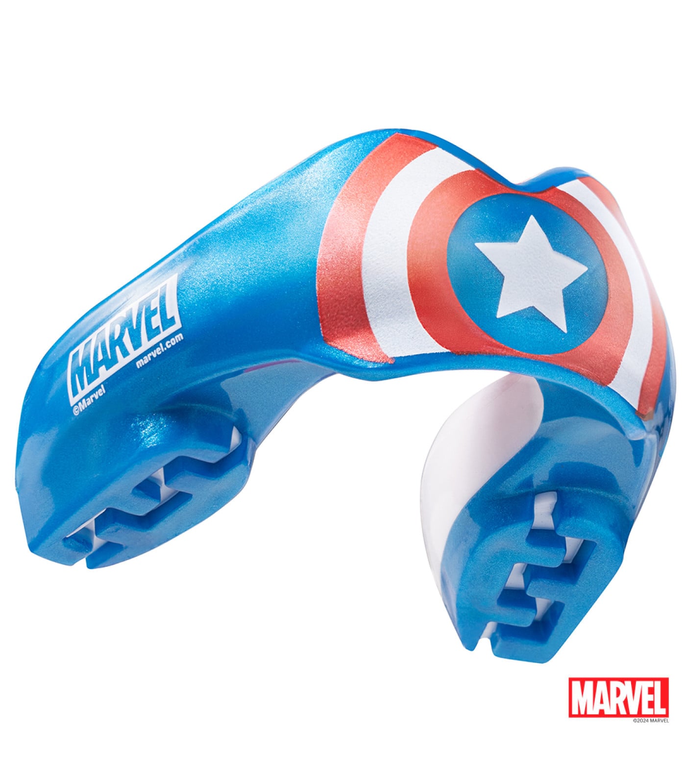 Протектор за уста (за брекети) - SafeJawz MARVEL Captain America Протектор за уста (за брекети) - SafeJawz MARVEL Captain America