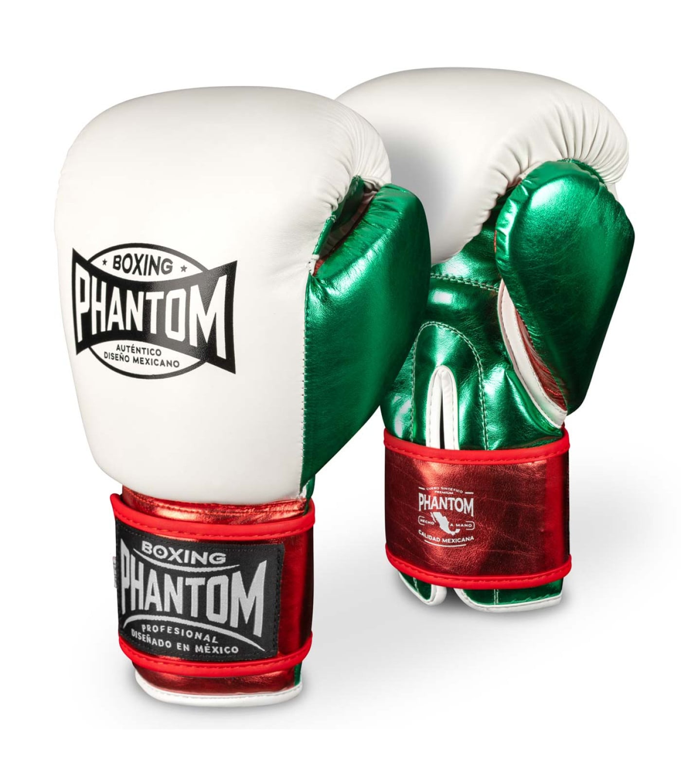 Боксови ръкавици - Boxng gloves Phantom MEXICO - White/Green/Red