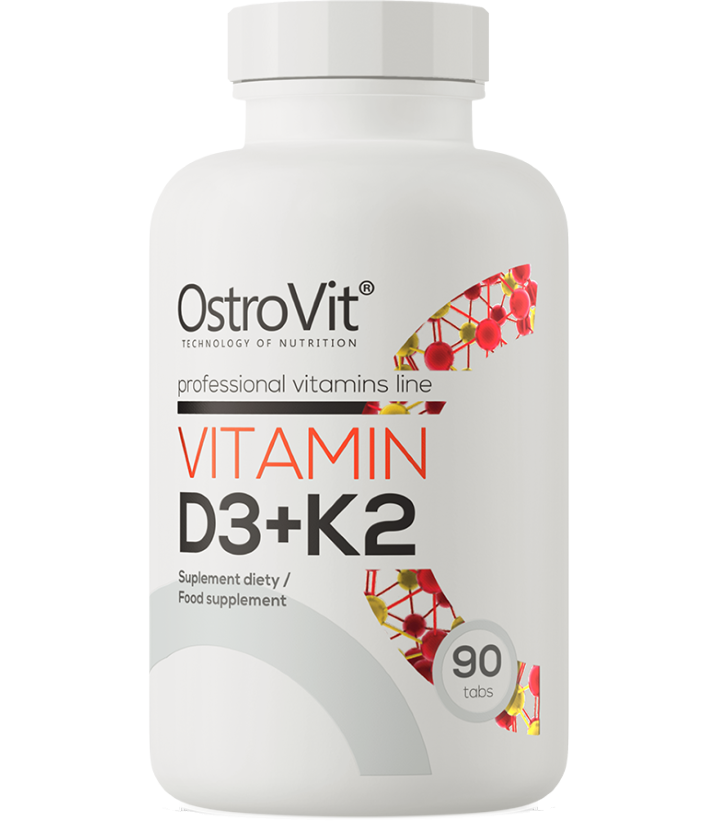 OstroVit Vitamin D3 2000 + K2 100 mcg / 90 Таблетки