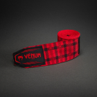 Venum Kontact Evo Tartan Handwraps - Fury Red - 2,5m