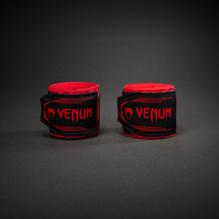 Venum Kontact Evo Tartan Handwraps - Fury Red - 2,5m