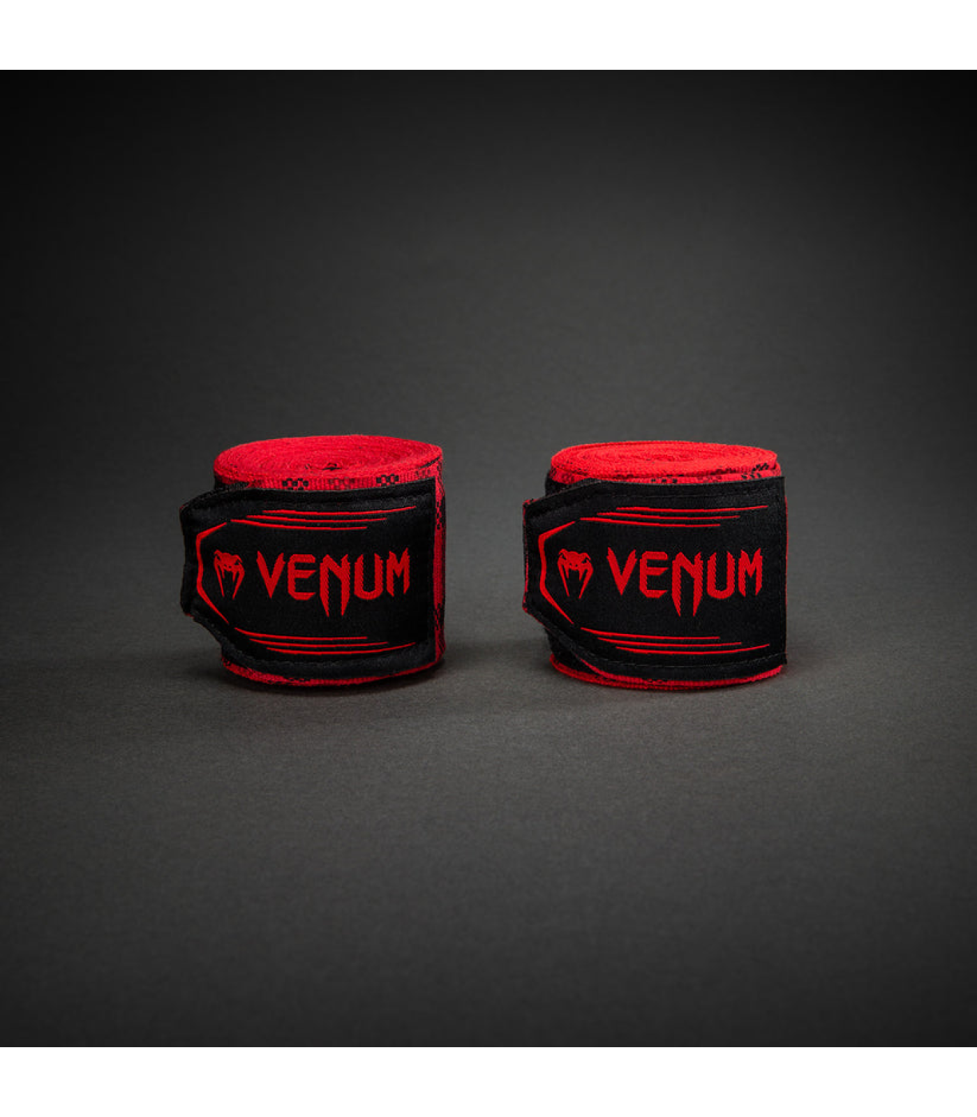 Venum Kontact Evo Tartan Handwraps - Fury Red - 2,5m