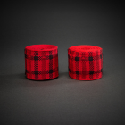 Venum Kontact Evo Tartan Handwraps - Fury Red - 2,5m