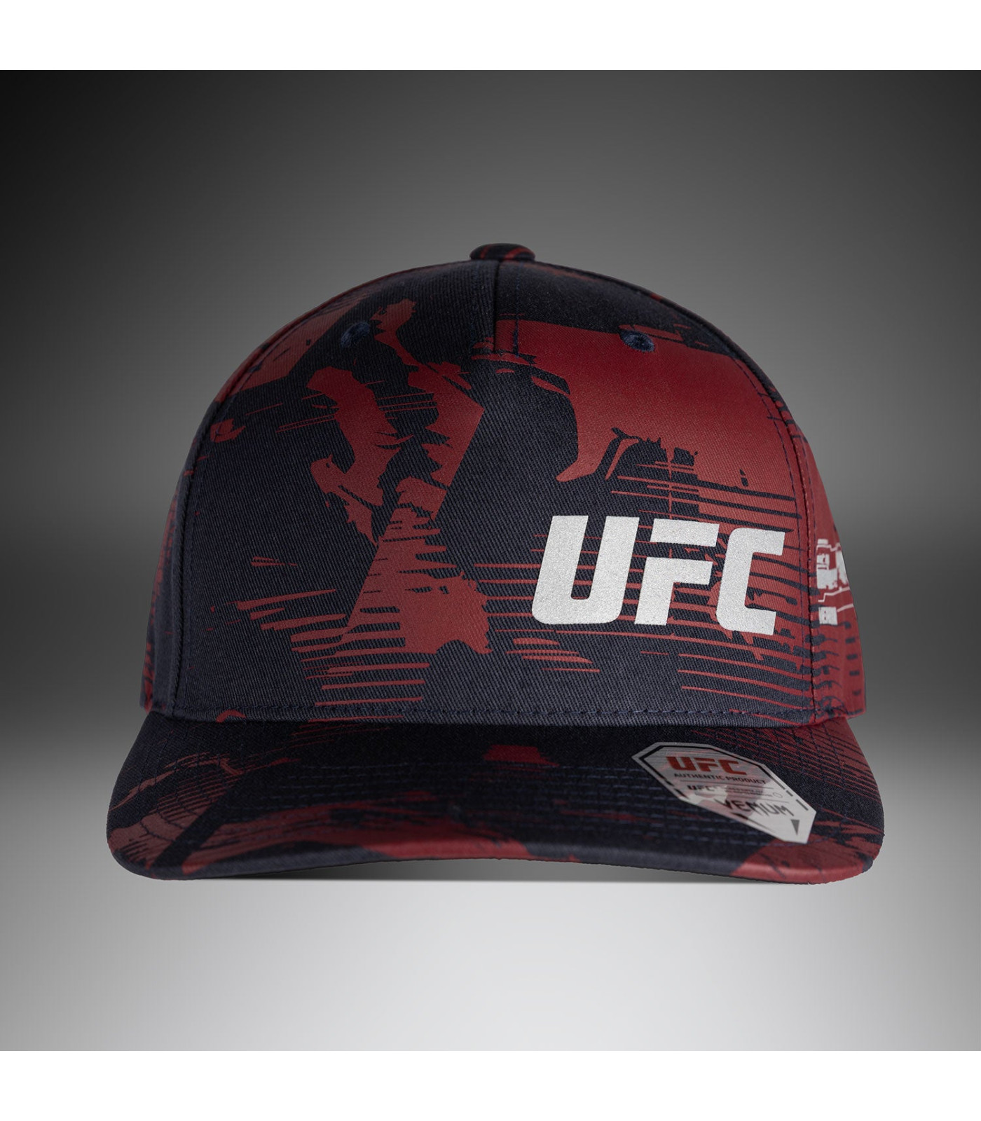 Шапка UFC Zenith by Venum Burgundy Authentic Fight Week Trucker Hat