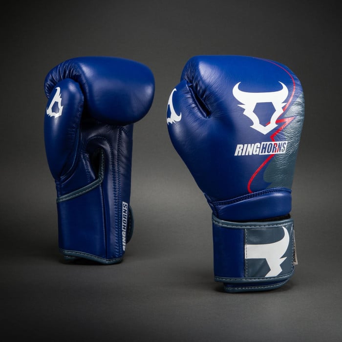 Боксови ръкавици Ringhorns Charger by Venum Boxing Gloves - Navy Blue/Red