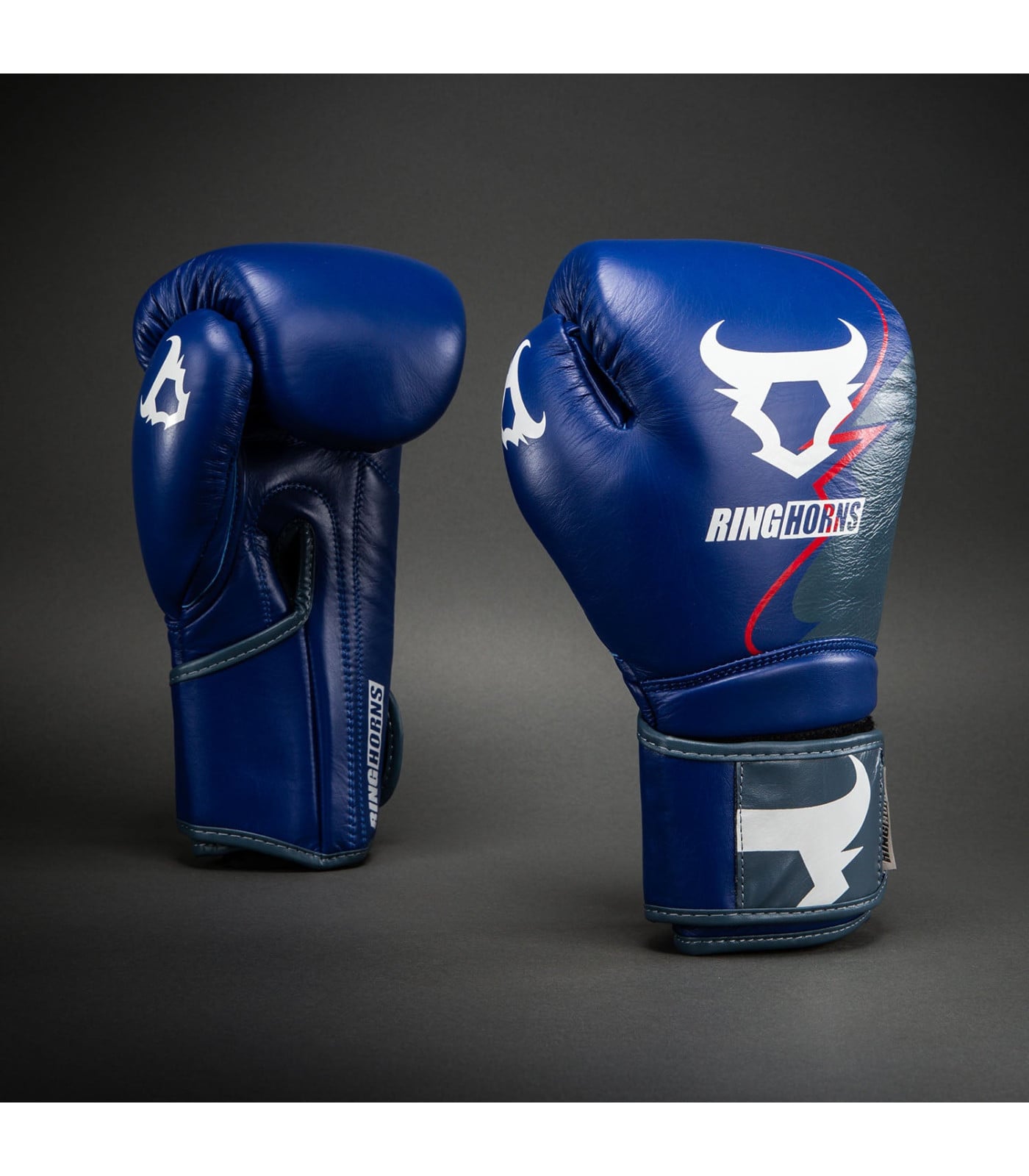 Боксови ръкавици Ringhorns Charger by Venum Boxing Gloves - Navy Blue/Red