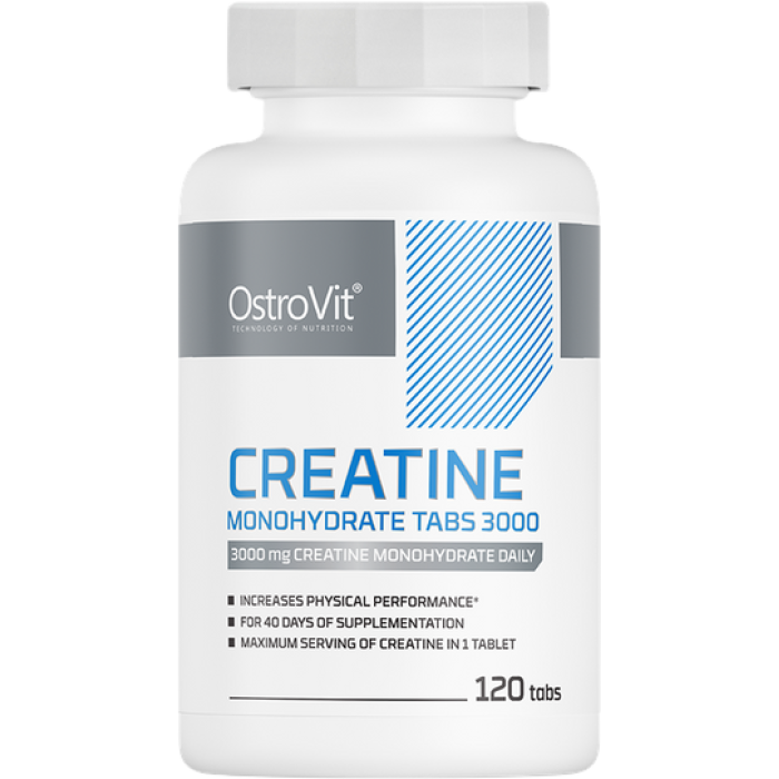OstroVit Creatine Monohydrate Tabs 3000 / 120 Таблетки