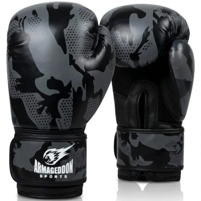 Боксови ръкавици Armageddon Sports - Black Camo