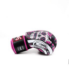Боксови ръкавици - TWINS - FBGVL 3 SKULL PINK