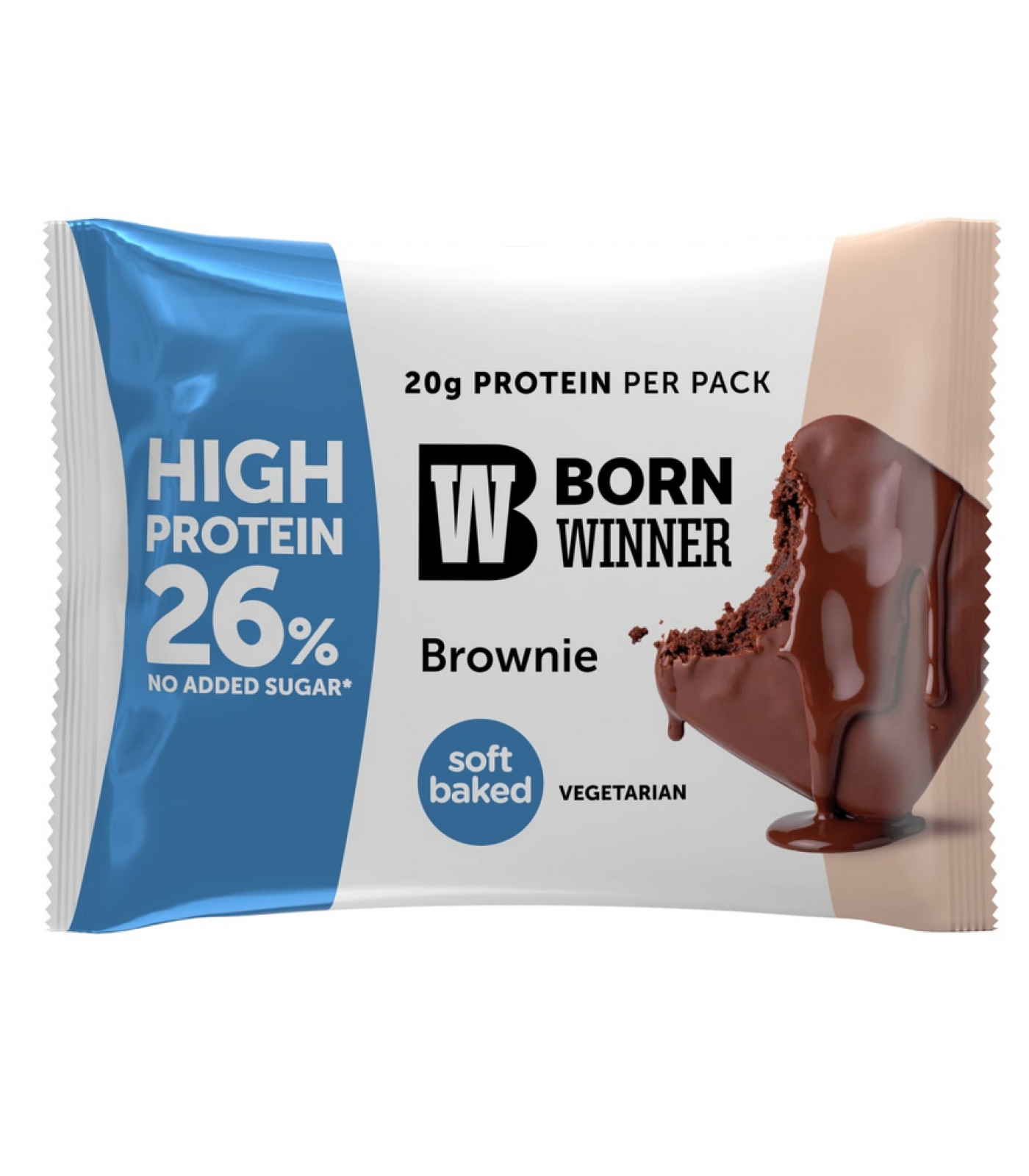 Born Winner Hight Protein 26% Протеиново Брауни / 75 g