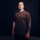 Тениска Ground Game - T-shirt Grappling Society Oversize (Brown)