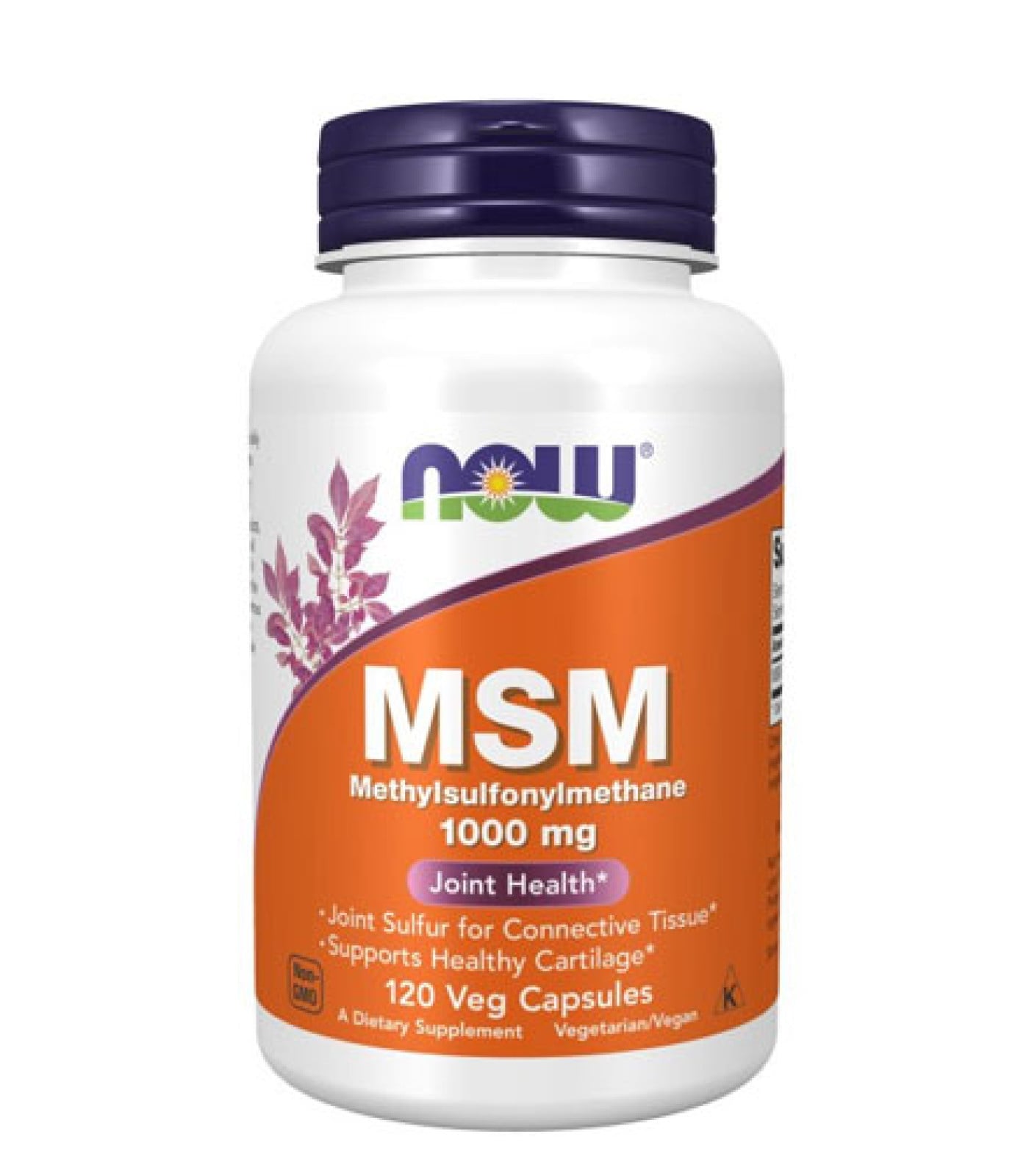 NOW MSM 1000mg. / 120 Vcaps.