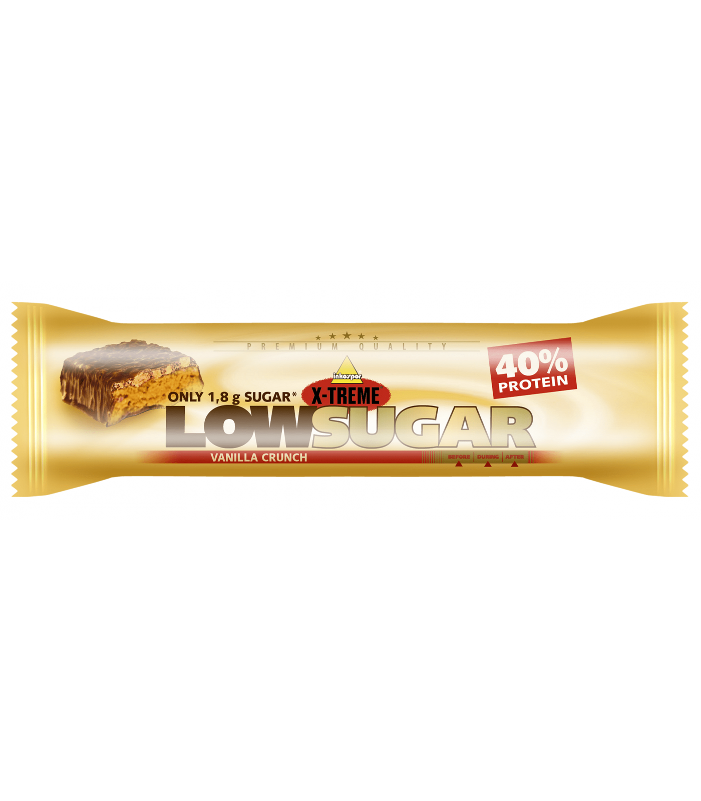 Inkospor - Протеинов бар кутия (24 бр.)- X-TREME LOW SUGAR - VANILLA CRUNCH​