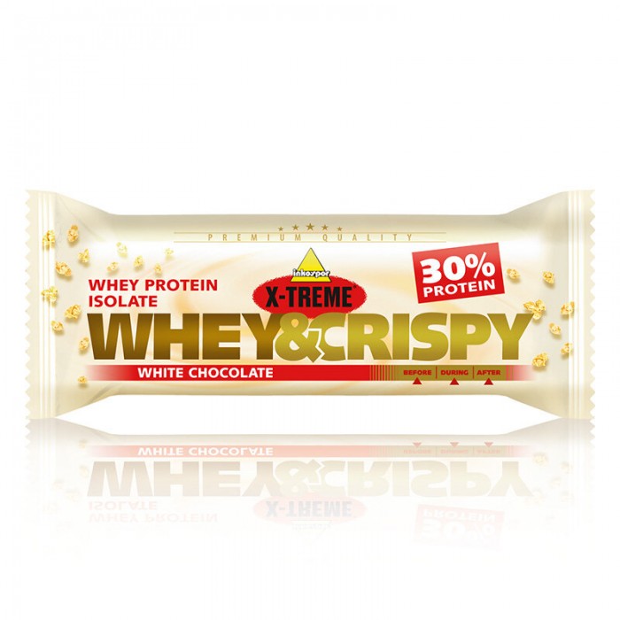 Inkospor - Протеинов бар -  X-TREME WHEY&CRISPY WHITE CHOCOLATE​