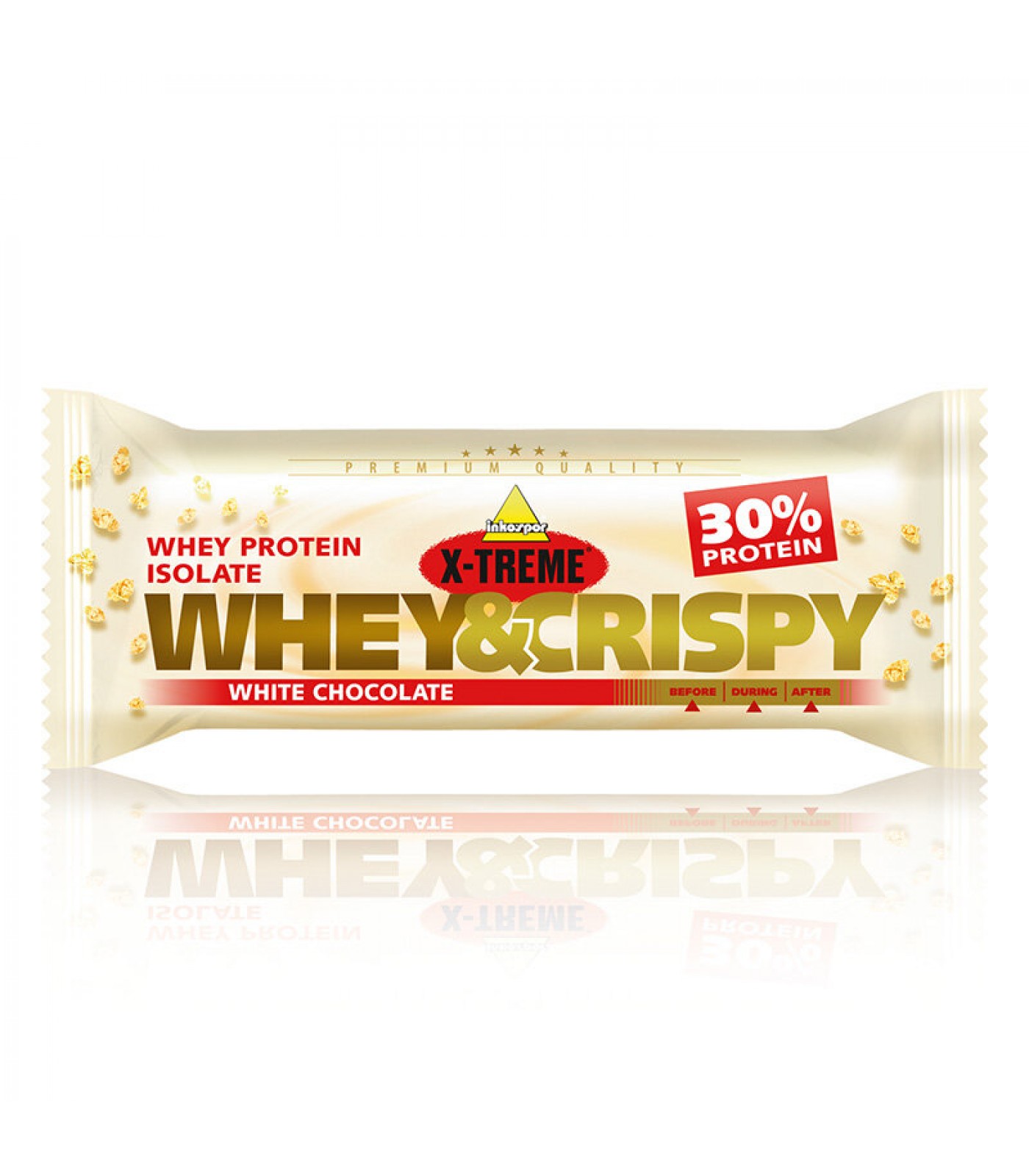 Inkospor - Протеинов бар -  X-TREME WHEY&CRISPY WHITE CHOCOLATE​