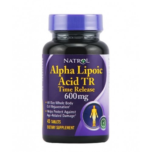 Natrol Alpha Lipoic Acid 600mg Time Release / 45 tabs
