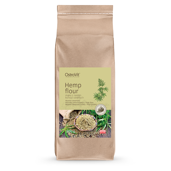 OstroVit - Hemp Flour / Конопено брашно / 500 гр
