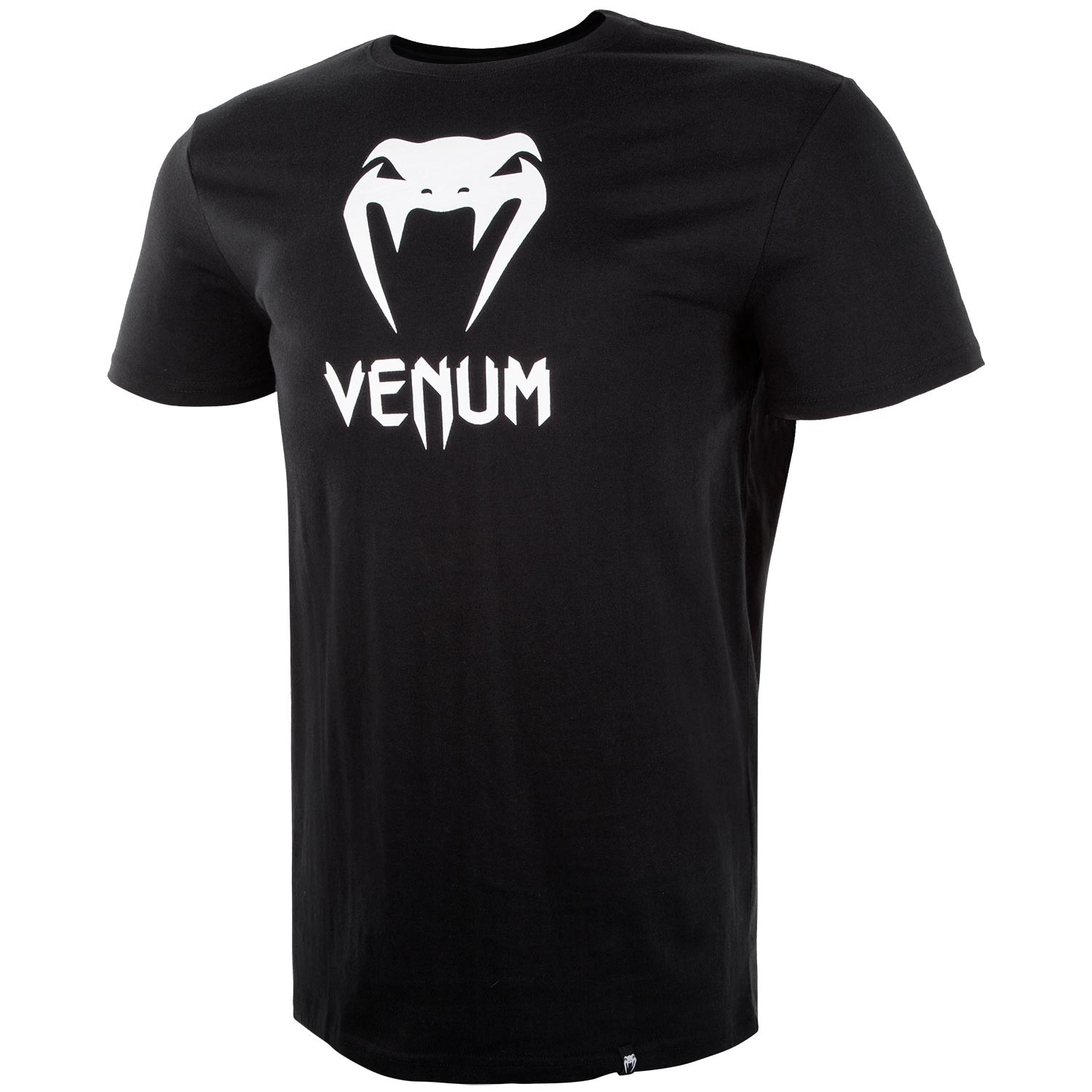 Venum Mens Classic T-shirt Black Venum Classic T-Shirt For Men - Comfort  Cotton Blend Tee With Chest Logo Venum Shirt, image size:1500x1500