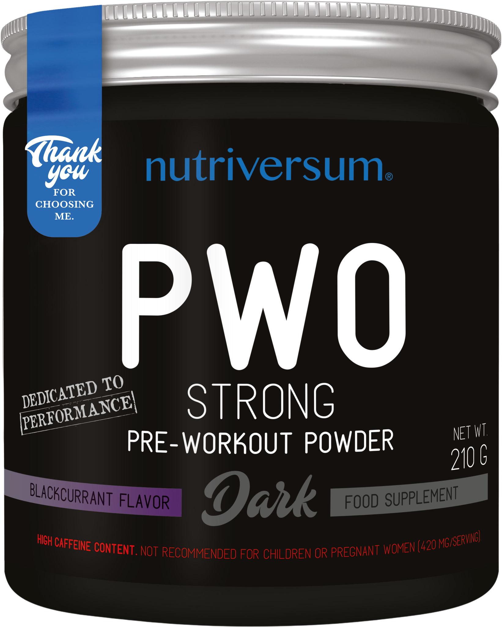 Nutriversum PWO Strong PreWorkout / 210 gr.