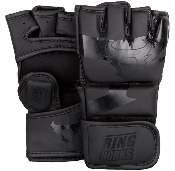 ММА Ръкавици - Ringhorns Charger MMA Gloves - Black/Black​