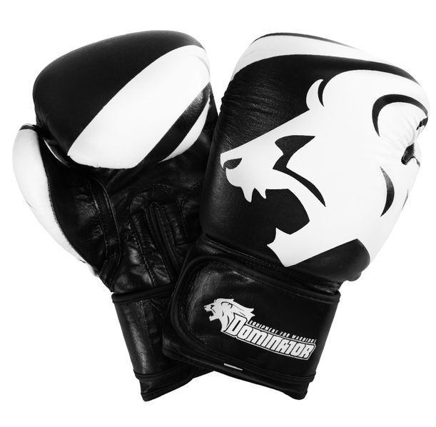 Dominator - боксови ръкавици / Elite - Black/White